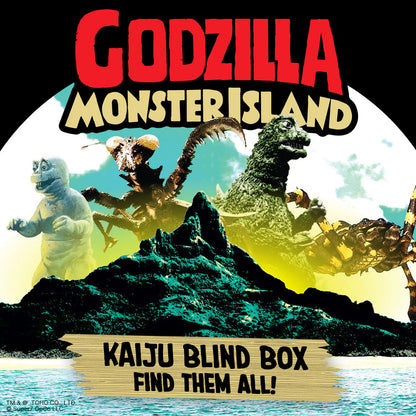Super7 Reaction Godzilla Monster Island Kaiju Blind Box Case of 12 Action Figures