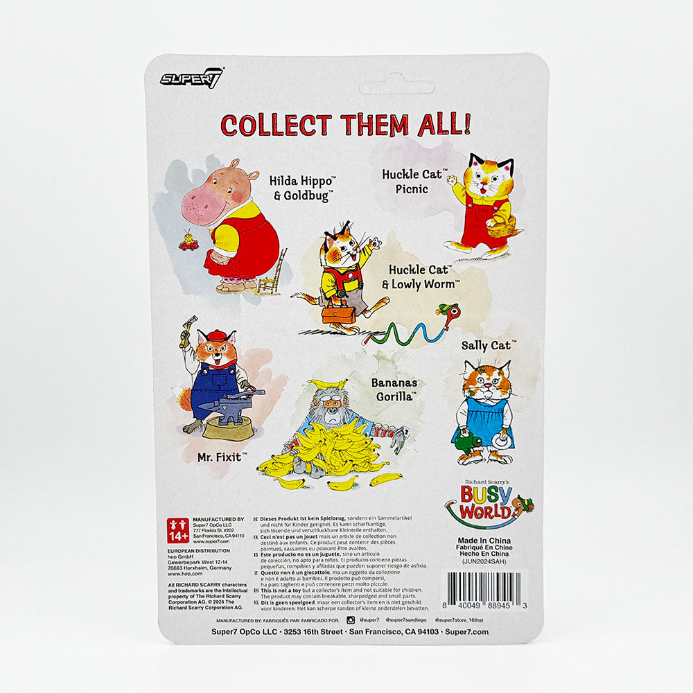 Super7 Richard Scarry's Busy World Carded ReAction Action Figure