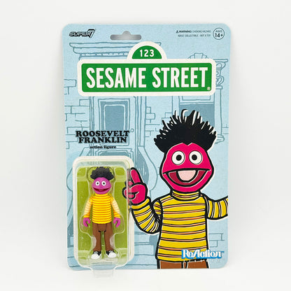 Super7 Sesame Street Roosevelt Franklin Carded ReAction Action Figure