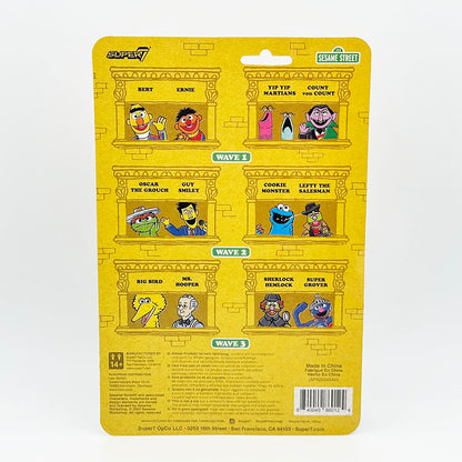Super7 Sesame Street Sherlock Hemlock Carded ReAction Action Figure