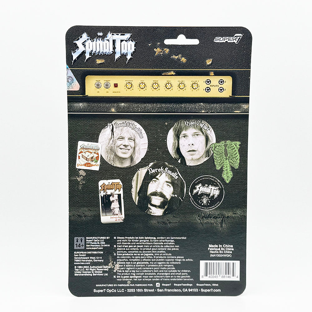Super7 Spinal Tap David St. Hubbins Carded ReAction Action Figure