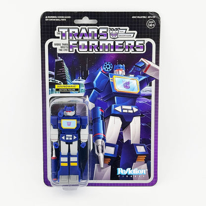 Super7 Transformers Soundwave Carded ReAction Action Figure