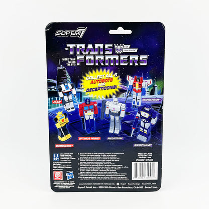Super7 Transformers Soundwave Carded ReAction Action Figure
