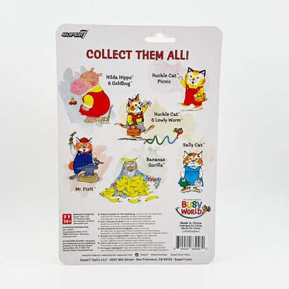 Super7 Richard Scarry's Busy World Huckle Cat Picnic Carded ReAction Action Figure