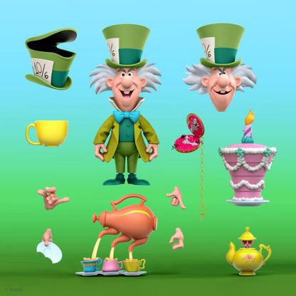 Super7 Disney Alice in Wonderland Mad Hatter Ultimates Action Figure