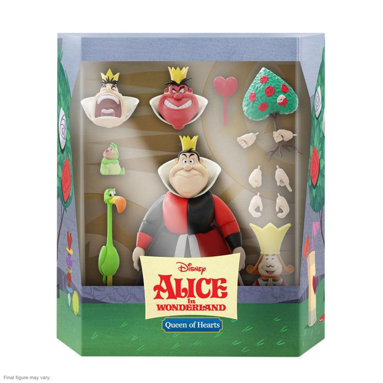 Super7 Disney Alice in Wonderland Queen of Hearts Ultimates Action Figure