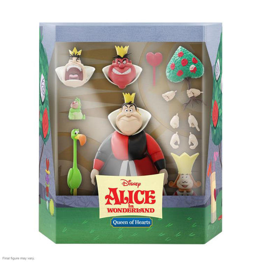 Super7 Disney Alice in Wonderland Queen of Hearts Ultimates Action Figure