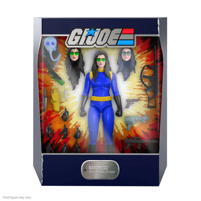 Super7 G.I. Joe Baroness Intelligence Officer Ultimates Action Figure