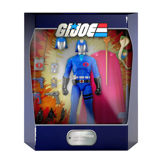 Super7 G.I. Joe Cobra Commander Enemy Leader Ultimates Action Figure