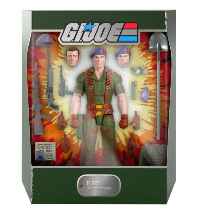 Super7 G.I. Joe Flint Warrant Officer Ultimates Action Figure