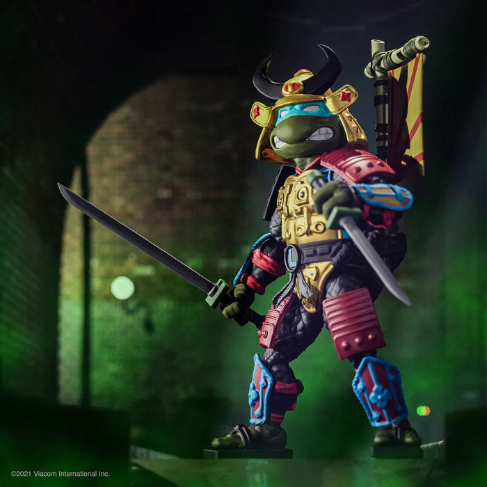 Super7 Teenage Mutant Ninja Turtles Sewer Samurai Leonardo Ultimates Action Figure