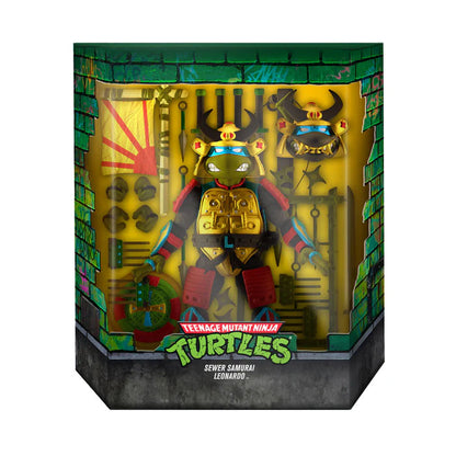 Super7 Teenage Mutant Ninja Turtles Sewer Samurai Leonardo Ultimates Action Figure