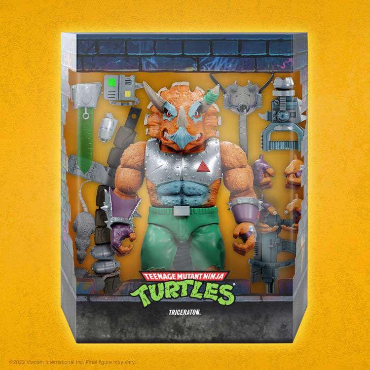 Super7 Teenage Mutant Ninja Turtles Triceraton Ultimates Action Figure