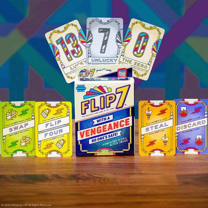 The OP Games Flip 7 with a Vengeance Card Game