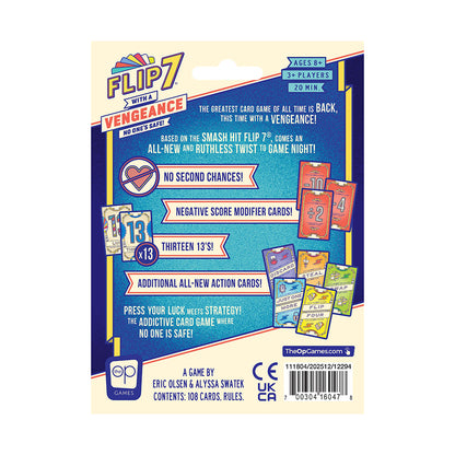 The OP Games Flip 7 with a Vengeance Card Game