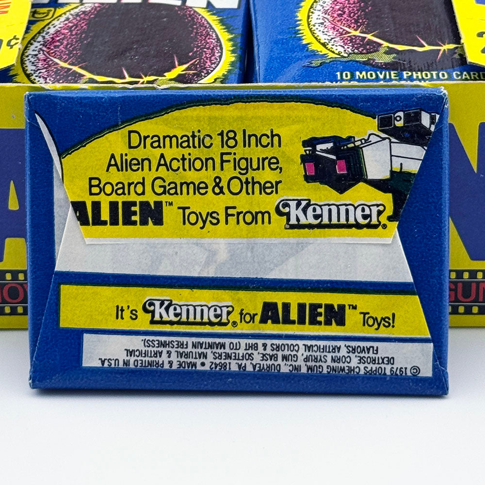 Topps Alien Movie Sealed Wax Packs with Kenner Promotion on Back