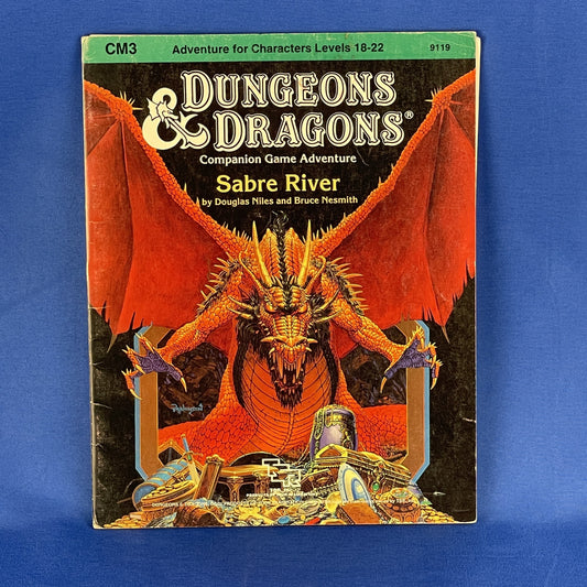 TSR Dungeons & Dragons Module CM3 Sabre River 1984