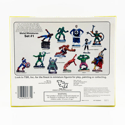 TSR Marvel Super Heroes RPG Miniatures Series 1 Sealed Box