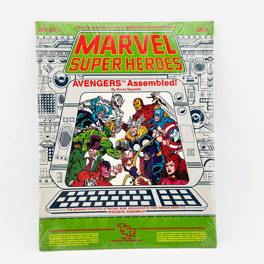TSR Marvel Super Heroes Role Playing Game Module Avengers Assembled! Sealed