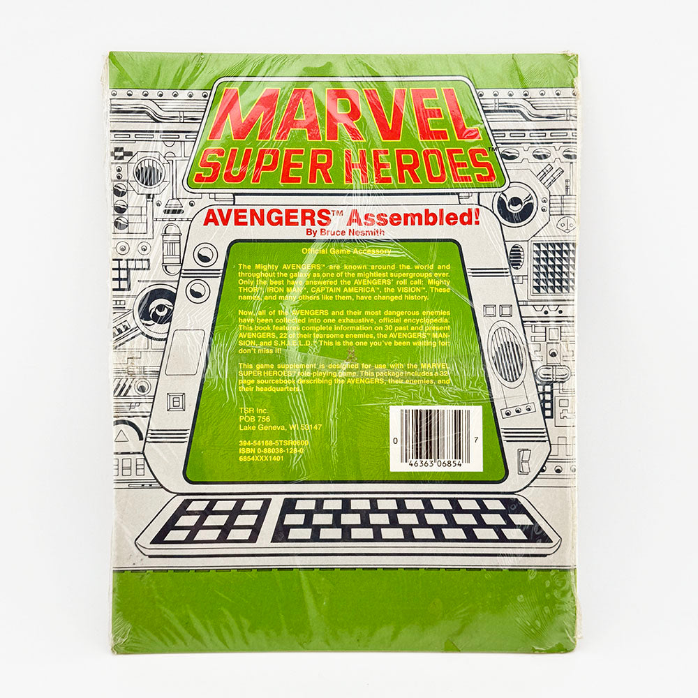 TSR Marvel Super Heroes Role Playing Game Module Avengers Assembled! Sealed