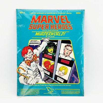 TSR Marvel Super Heroes Role Playing Game Module Murderworld! Sealed