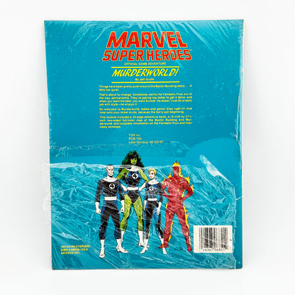 TSR Marvel Super Heroes Role Playing Game Module Murderworld! Sealed