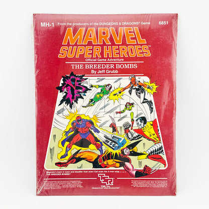 TSR Marvel Super Heroes Role Playing Game Module The Breeder Bombs Sealed
