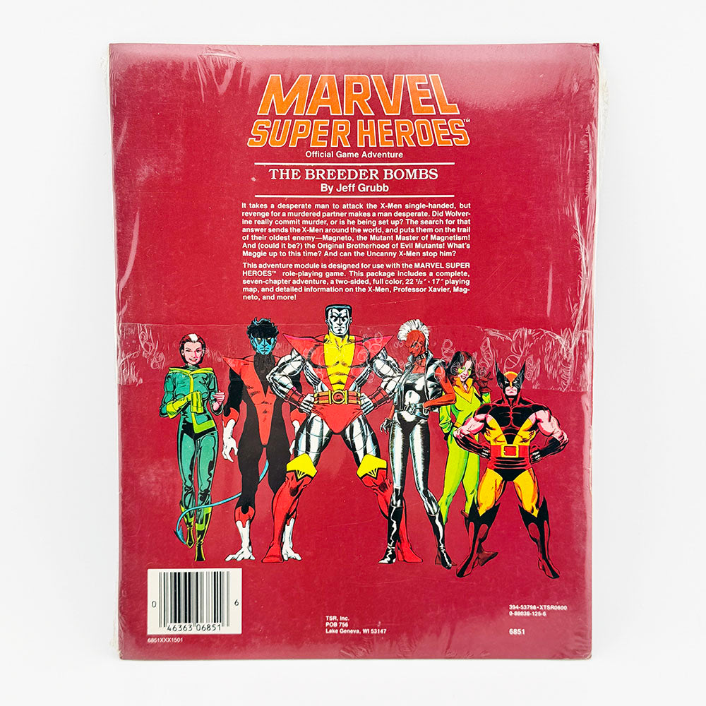TSR Marvel Super Heroes Role Playing Game Module The Breeder Bombs Sealed
