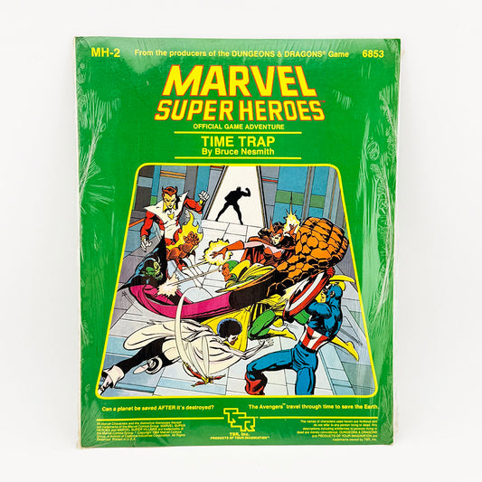 TSR Marvel Super Heroes Role Playing Game Module Time Trap Sealed