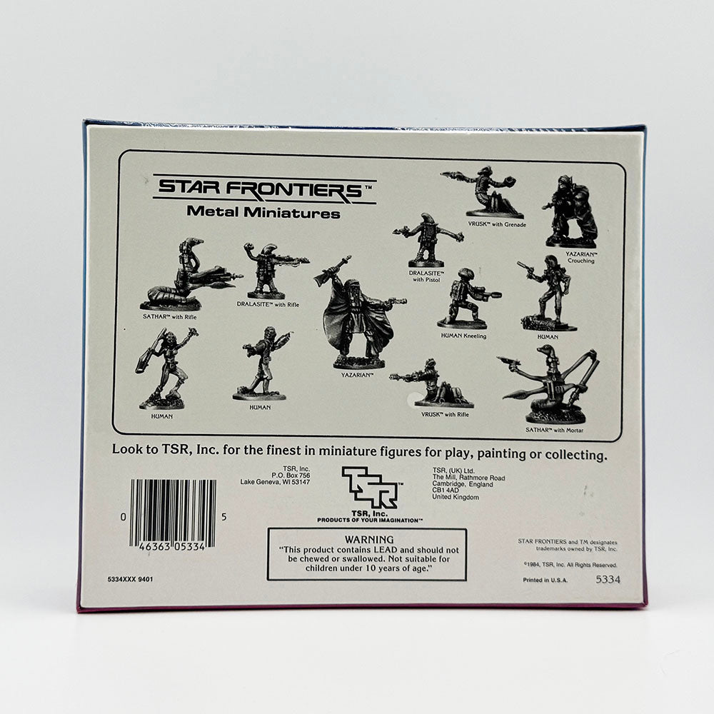 TSR Star Frontiers RPG Miniatures Spacefarers Sealed Box