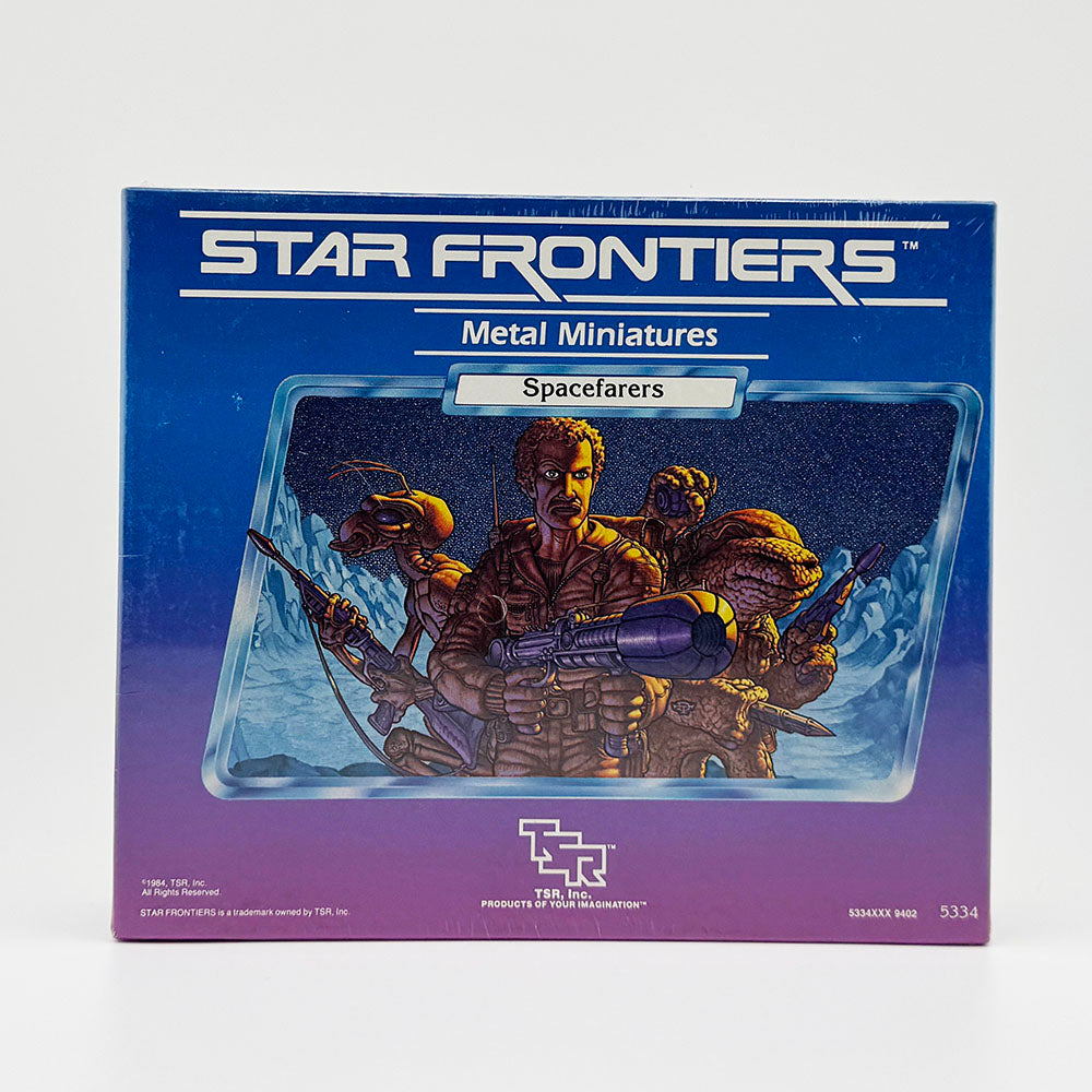 TSR Star Frontiers RPG Miniatures Spacefarers Sealed Box