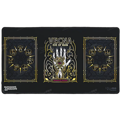 Ultra PRO Vecna: Eve of Ruin - Black Stitched Playmat for Dungeons & Dragons