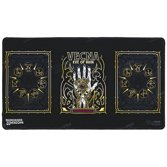 Ultra PRO Vecna: Eve of Ruin - Black Stitched Playmat for Dungeons & Dragons