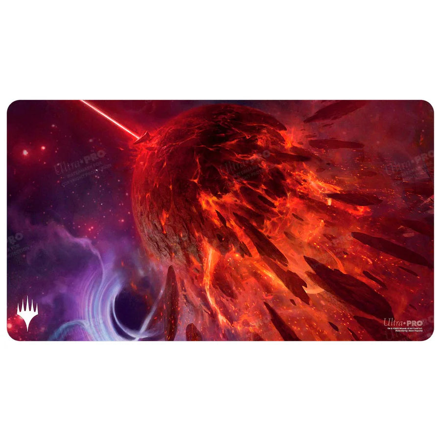 Ultra PRO Edge of Eternities Kavaron, Memorial World Playmat Mythic Land Red for Magic: The Gathering