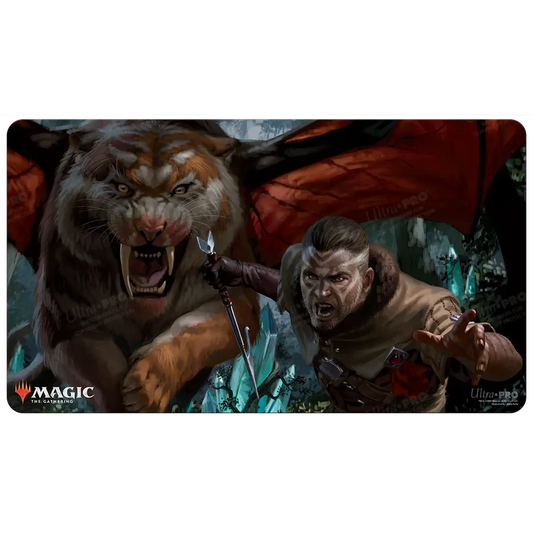 Ultra PRO Ikoria: Lair of Behemoths Go for Blood Standard Gaming Playmat for Magic: The Gathering