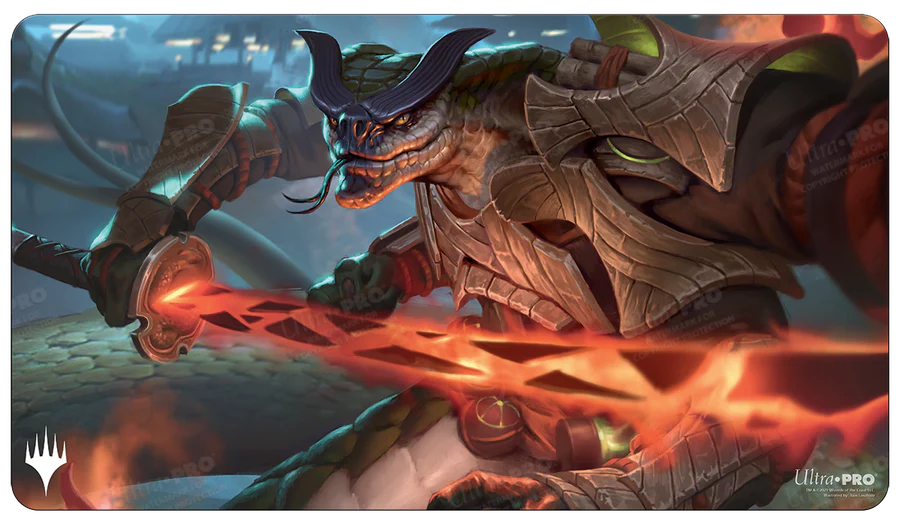 Ultra PRO Kamigawa Neon Dynasty Chishiro, the Shattered Blade Standard Gaming Playmat for Magic: The Gathering