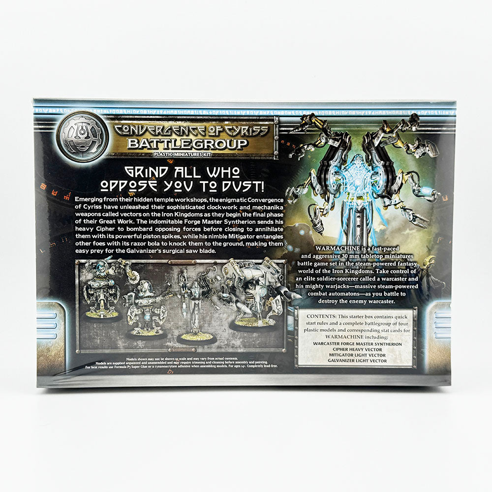 Warmachine Convergence of Cyriss Battlegroup Plastic Miniatures Kit