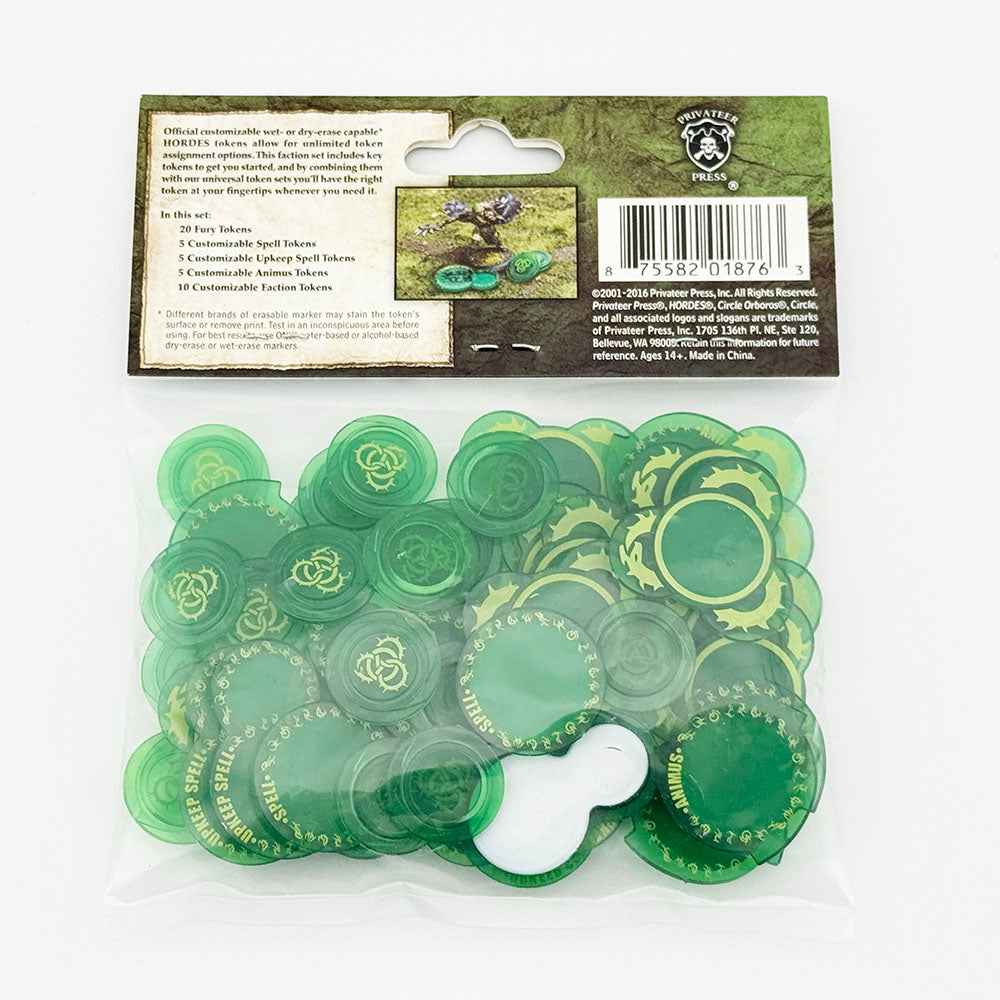 Warmachine Circle Orboros Token Set
