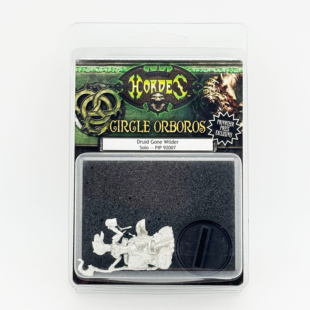 Warmachine Hordes Circle Orboros Druid Gone Wilder Privateer Press Exclusive Metal Miniatures Kit