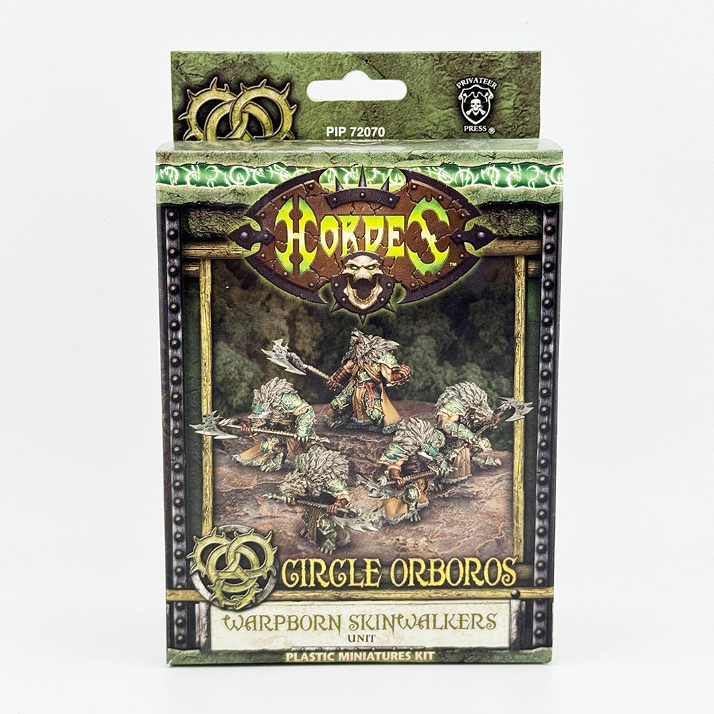 Warmachine Hordes Circle Orboros Warpborn Skinwalkers Plastic Miniatures Kit