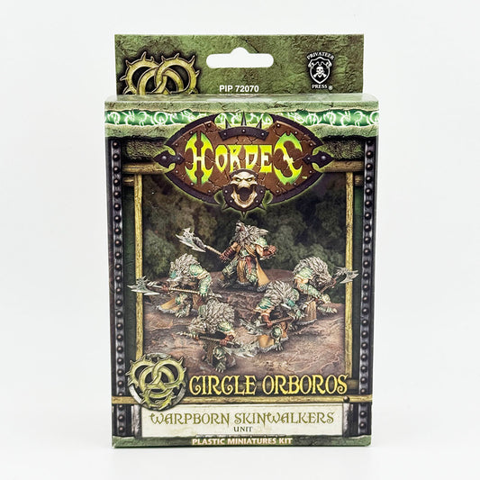 Warmachine Hordes Circle Orboros Warpborn Skinwalkers Plastic Miniatures Kit