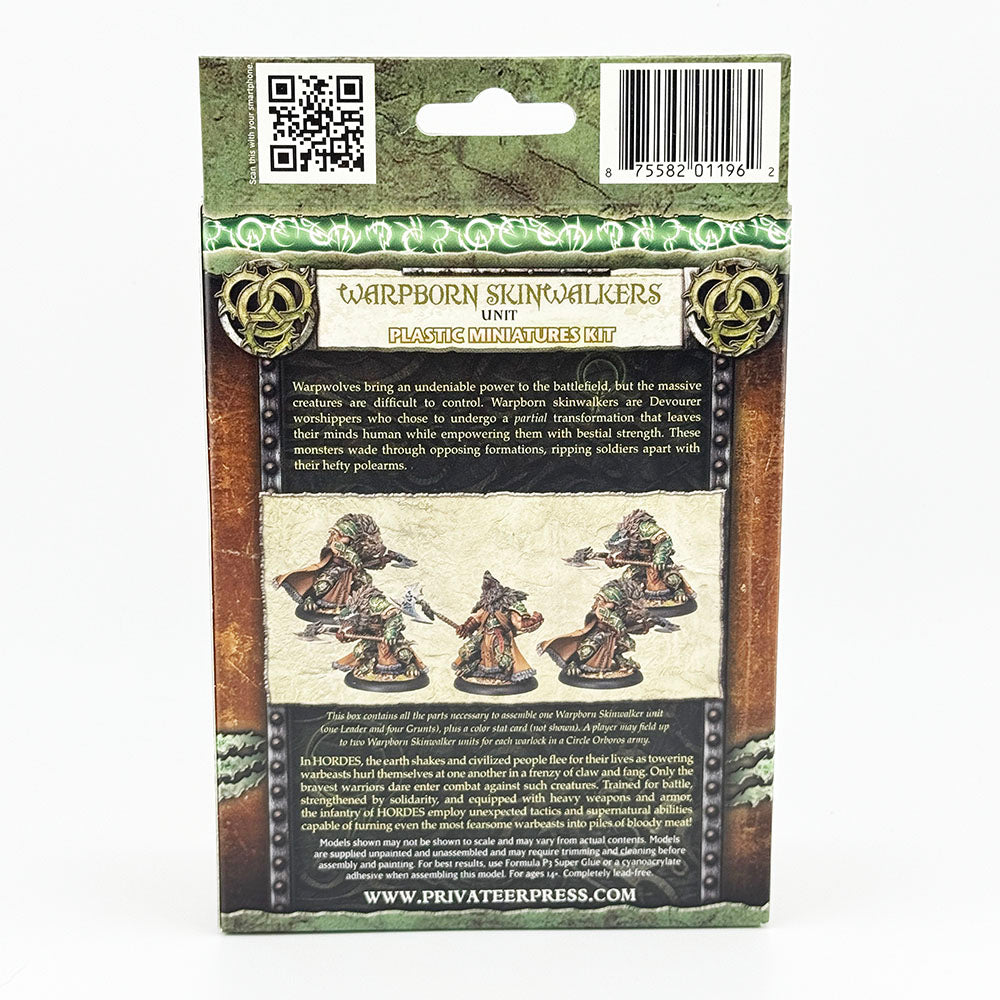Warmachine Hordes Circle Orboros Warpborn Skinwalkers Plastic Miniatures Kit