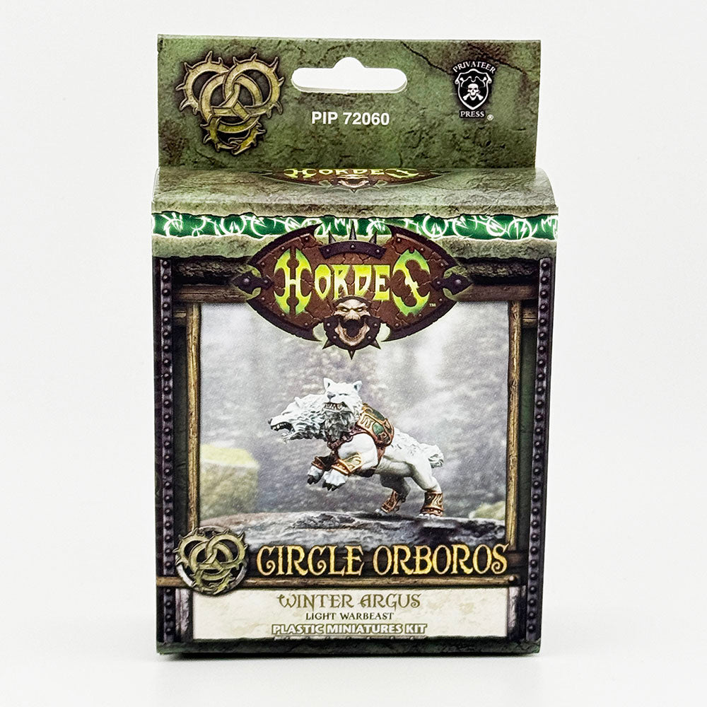 Warmachine Hordes Circle Orboros Winter Argus Plastic Miniatures Kit