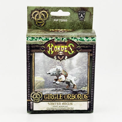 Warmachine Hordes Circle Orboros Winter Argus Plastic Miniatures Kit