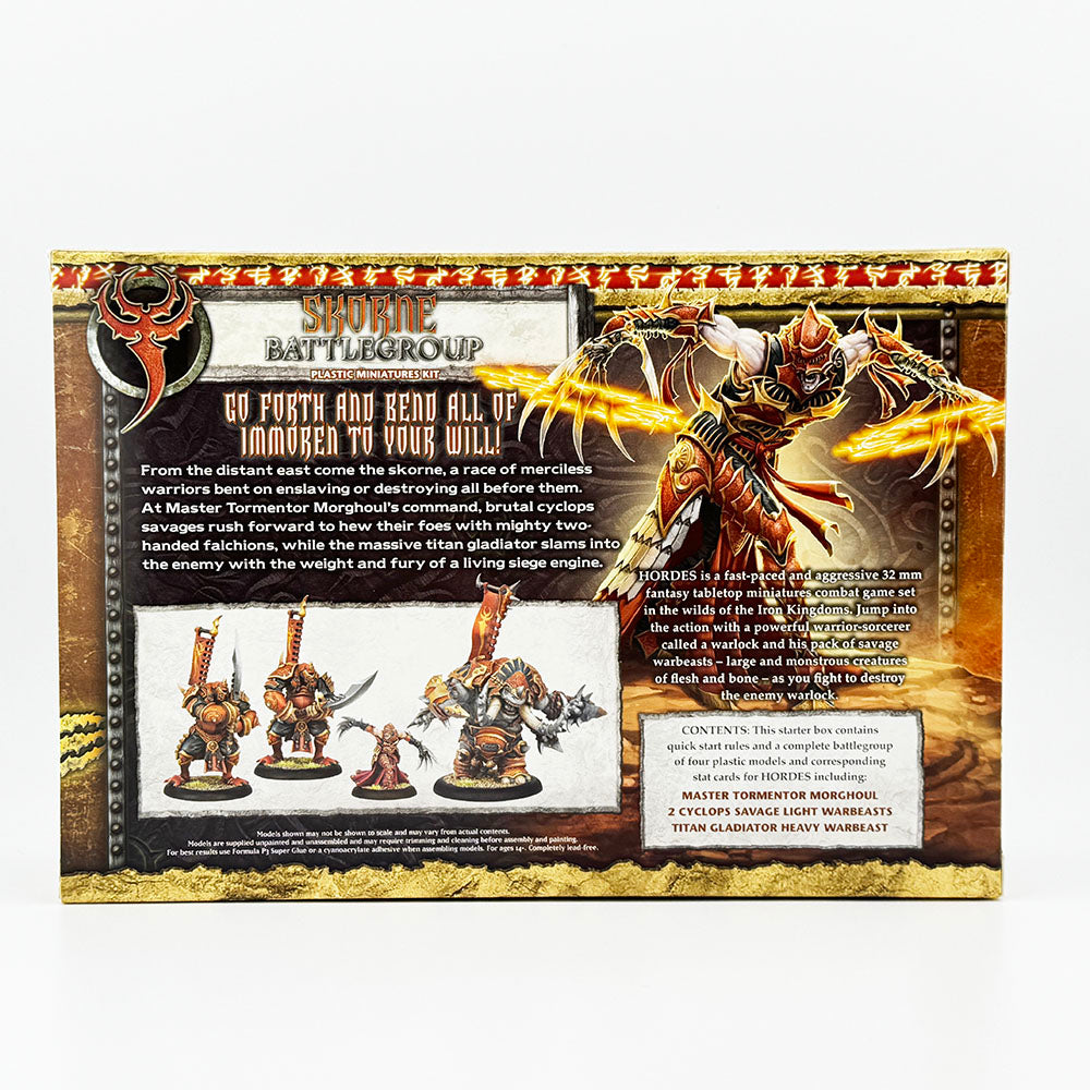 Warmachine Hordes Skorne Battlegroup Plastic Miniatures Kit