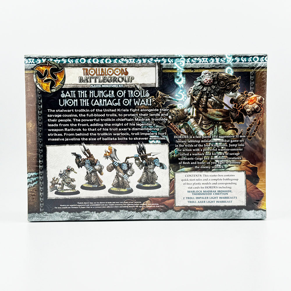 Warmachine Hordes Trollbloods Battlegroup Plastic Miniatures Kit