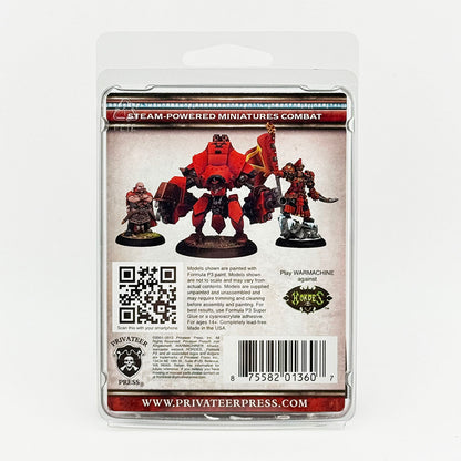 Warmachine Khador Black Dragon Iron Fang Pikemen Privateer Press Exclusive Metal Miniatures Kit