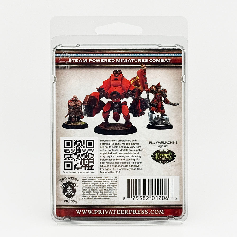 Warmachine Khador Bombardier Bombshell Privateer Press Exclusive Metal Miniatures Kit