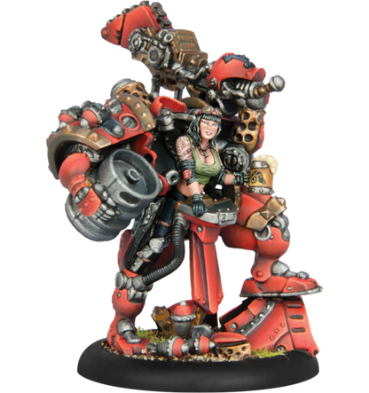 Warmachine Khador Bombardier Bombshell Privateer Press Exclusive Metal Miniatures Kit