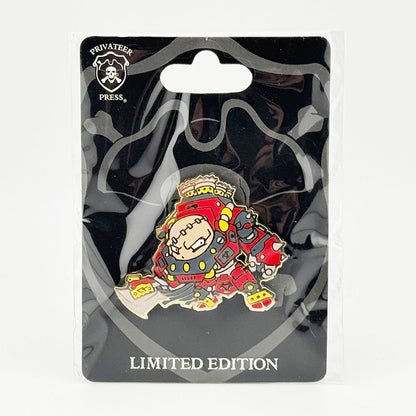 Warmachine Khador Chibi Karchev the Terrible Warcaster Collectible Enamel Pin